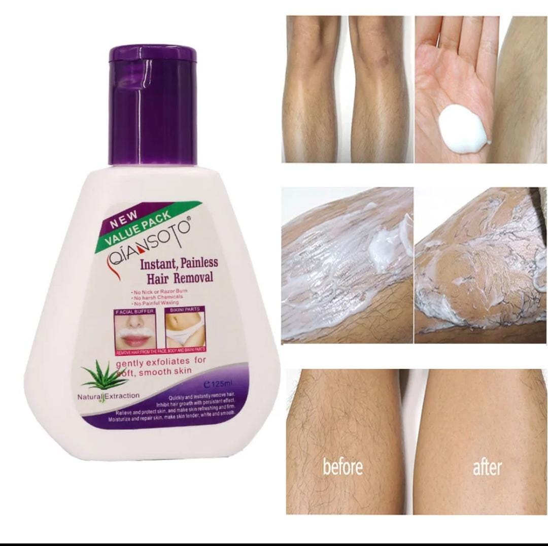 Permanent Hair Removal Cream for Men & Women